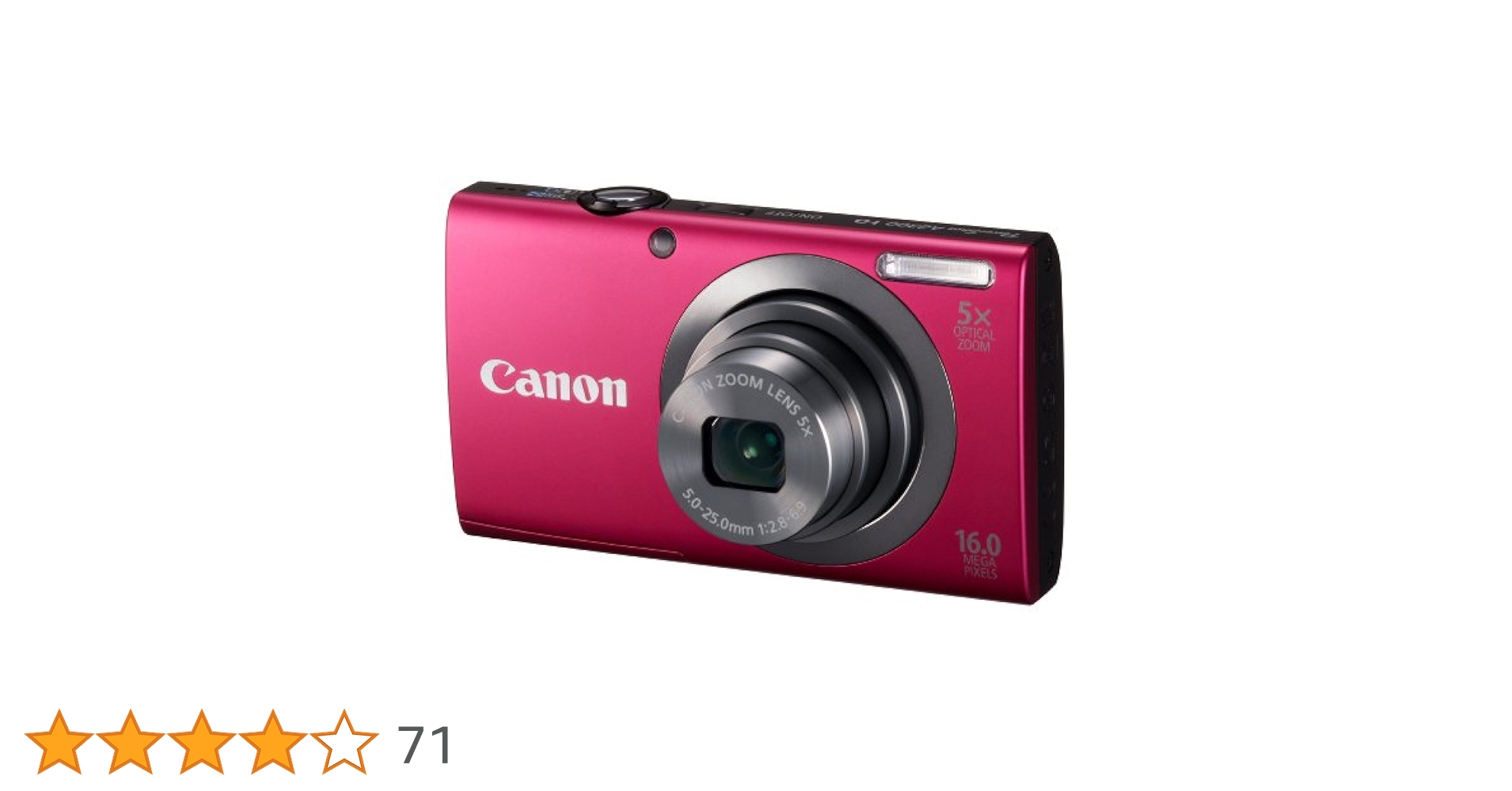 デジタルカメラ Canon Power Shot A2300 Amazon | Canon デジタルカメラ PowerShot A2300 レッド 光学5倍